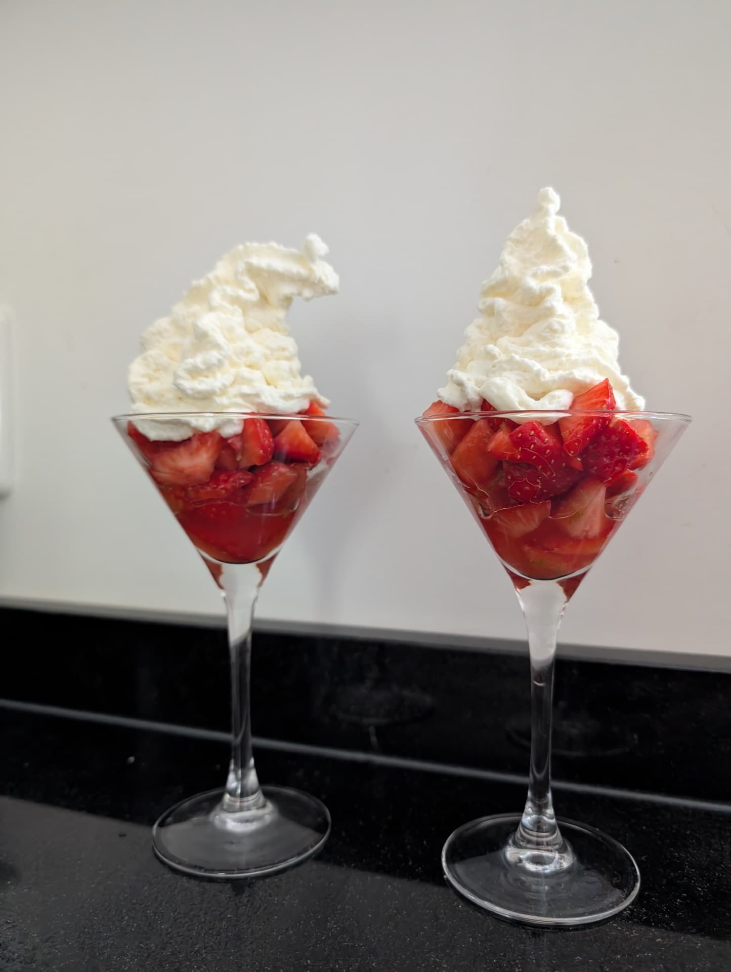 Strawberries with Lime and White Chocolate Foam